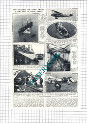 STADT OTTAWA Flugzeugabsturz Capt R BRAILLIE Croydon GABY Dungeness -1929 Clipping