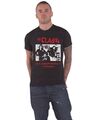 The Clash T Shirt Sandinista Tour Band Logo Nue offiziell Herren Schwarz