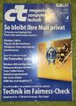 Heise CT Magazin Zeitschrift - c't  Heft 4 / 2014