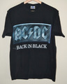  Starworld schwarzes Herren-T-Shirt AC/DC hinten in schwarz Größe Small