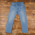 Vintage Levis 505 Jeans 32 x 30 Stonewash gerade blau rot Tab Denim