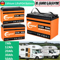 LiFePO4 Akku 12.8V 50Ah 30Ah 7Ah 12Ah Lithium BMS Solarbatterie Wohnmobil Boot