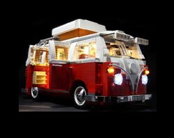 LED Beleuchtungsset für Lego VW Bus T1 Akku-Box 10220 Campingbus Creator Expert 