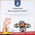 720P Camera Mini Drone Hand Operated RC Quadcopter with 3 Battery (Orange)