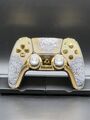 Sony DualSense Wireless Gamepad/Custom/Design Golden Dragon/Alu Thumpsticks+Case