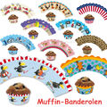 12 Cupcake Wrapper - Geburtstag Party Kindergeburtstag Muffinförmchen Muffin Set