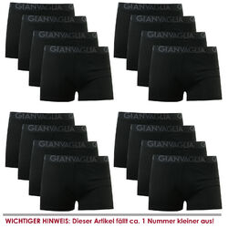 10er Pack Herren Boxershorts Retroshorts Baumwolle Unterhose Unterwäsche Schwarz