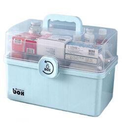 Erste-Hilfe-Kit Griffbox Aufbewahrungsbox Medicine Chest Organizer