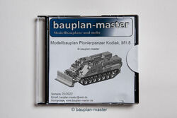 Modellbauplan Pionierpanzer Kodiak (Nachbau), M 1:8, Funktionsmodell, R.C.-fähig