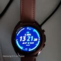 Samsung Galaxy Watch3 SM-R850 41mm Edelstahlgehäuse mit Lederriemen - Mystic...