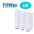 6 x FilWas Wasserfilter kompatibel mit Saeco & Philips Kaffeevollautomaten