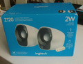 logitech - Z120 Kompakte Stereo Lautsprecher 2W - Neu, weiß/ schwarz