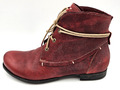 Think! DENK! Rot Gr.37 Damen Leder Stiefeletten UVP:159,90€ (55079)