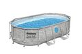 Bestway Power Steel Pool Komplett-Set oval 427 x 250 x 100 cm  Aufstellpool