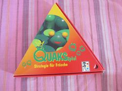 Ergotherapie Logo Quaks Spiel Strategie Lernspiel