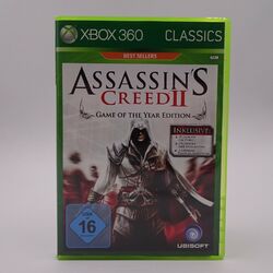 Assassins Creed II 2 Game of the Year Microsoft Xbox 360 PAL Spiel Game