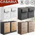 CASARIA® Nachttisch Nachtschrank Nachtkommode Schublade Holz Schlafzimmer