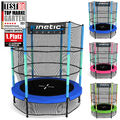 KINETIC SPORTS Kinder Trampolin mit Sicherheitsnetz Indoor Jumper Fun 140cm