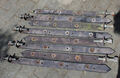 8 Stück stabile Türbänder Torbänder Ladenbänder Eisen 72/62 x 5 x 0,8 cm