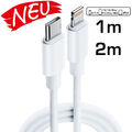 iPhone 13 12 Pro 11 XS Max USB Typ C PD auf Lightning USB-C Ladekabel 1m 2m