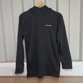 New Balance Damenpullover schwarz Größe S Small UK 8 10 Hoodie mit hohem Ausschnitt seitlicher Schlitz