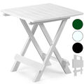 Klapptisch Beistelltisch Terrassen Camping Tisch Klappbar grün weiß schwarz