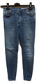 Skinny Fit Jeans W 26 L 30 Damen Mädchen Hose Low waist #B2# blau
