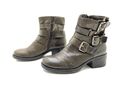 Mjus Damen Stiefel Stiefelette Ankleboots Boots Olivgrün Gr. 38 (UK 5)