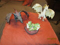 Schleich Eldrador Drachen Familie  Antaya, Feya und Nugur in gutem Zustand