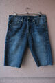 Abgeschnittene blaue Jeans "Slim Straight" von &Denim, Gr. 30