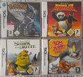 Nintendo NDS 2DS 3DS 4 Spiele zur Auswahl Pokemon Shrek Tom&Jerry Kung fu Panda