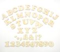 Buchstaben & Zahlen aus Holz 50mm zum kreativen Gestalten freie Auswahl