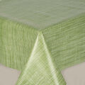 Hessian Look Salbei Green PVC Wipeclean Vinyl Tischdecke