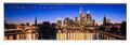 Frankfurt am Main, Panorama, Foto, Magnet, Reise Souvenir. Made in Germany !