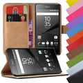 Book Case Handy Tasche Handy Hülle aus Kunstleder für Sony Xperia Schutz Hülle