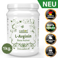 L-Arginin Base Pulver I 1000g L-ARGININ I Aminosäure I Sport I Schraubdeckeldose