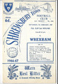 1966/67 FA Cup 2. Runde - SHREWSBURY TOWN v. WREXHAM