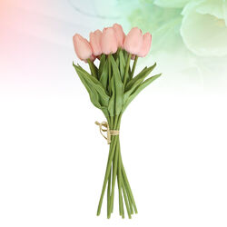  Kunstblume Mit Echtem Touch Künstliche Tulpen Blumen Vase Einmachgläser