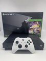 Microsoft Xbox One X Konsole Schwarz + Neuer Controller + Spiel -guter Zustand