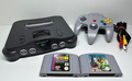 Nintendo 64 Spielekonsole Schwarz, Controller, 2 Spiele - N64 ⚡BLITZVERSAND⚡