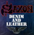 Saxon - Denim And Leather LP (VG/VG) .