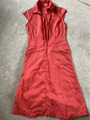 lachsfarbenes Sommerkleid H&M 100% Leinen sehr gut Gr. 34