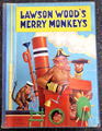 Lawson Woods fröhliche Affen - 1946 illustriertes Kinder-Hardcover-Buch
