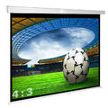 Avlux Heimkino Beamer Rollo Leinwand 305 x 225 cm 4:3 LCD DLP 3D FULL HD 4K VP24