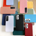 For Samsung Galaxy S24 S23 S22 Ultra S21 A52 A72 Matte Silicone Soft Case Cover