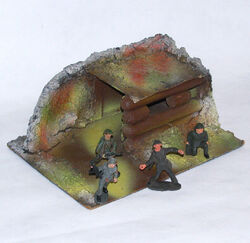 H0164 Blockhaus - Bunker mit NVA Soldaten
