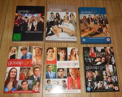 30 DVDs Gossip Girl Die komplette Serie Staffel 1 bis 6 1-6 in englisch TOP DVD