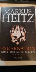 Roman "Exkarnation - Krieg der alten Seelen", Markus Heitz, Taschenbuch