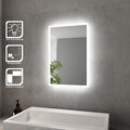 LED BAD Spiegel Badezimmer mit energiesparender LED-Beleuchtung Weiß 40x60cm