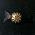  Original Pandora gelb lächelnd Sonnenschein Perle Charm Geschenk S925 ALE silber
